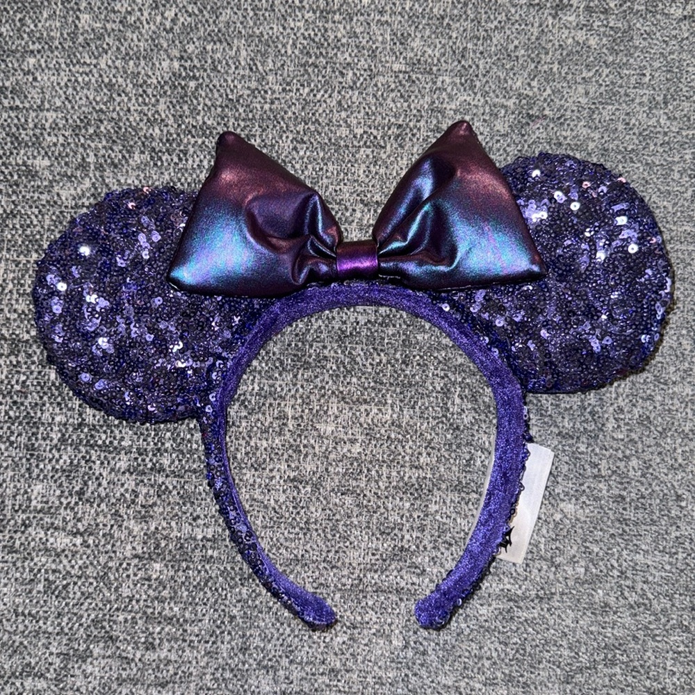 Potion Purple Minnie Mouse Sequin Ears Headband